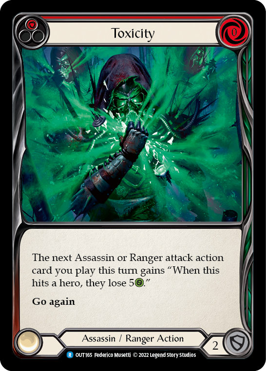 Toxicity (Red) [Outsiders] Rainbow Foil