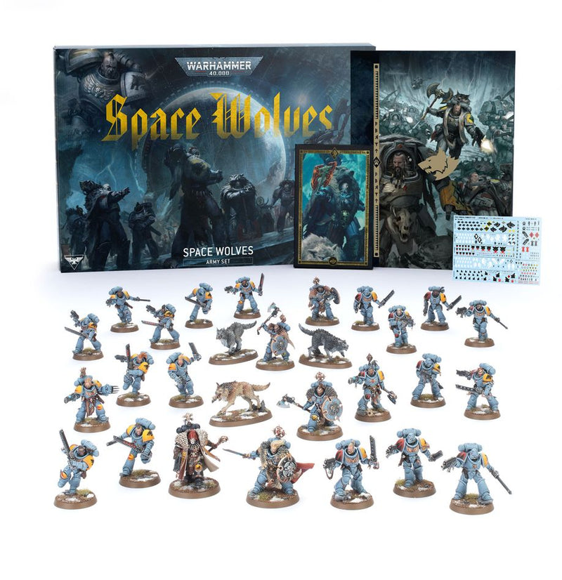 Warhammer 40k - Set d'Armée Space Wolves (Anglais)
