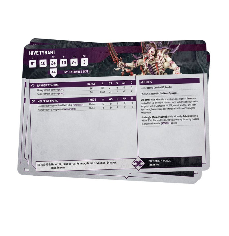 Datasheet Cards: Tyranids (EN)