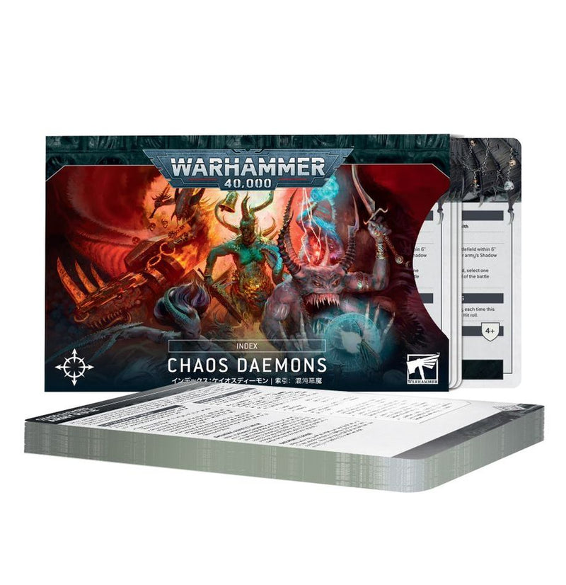Warhammer 40k - Index Cards: Chaos Daemons (FRENCH)