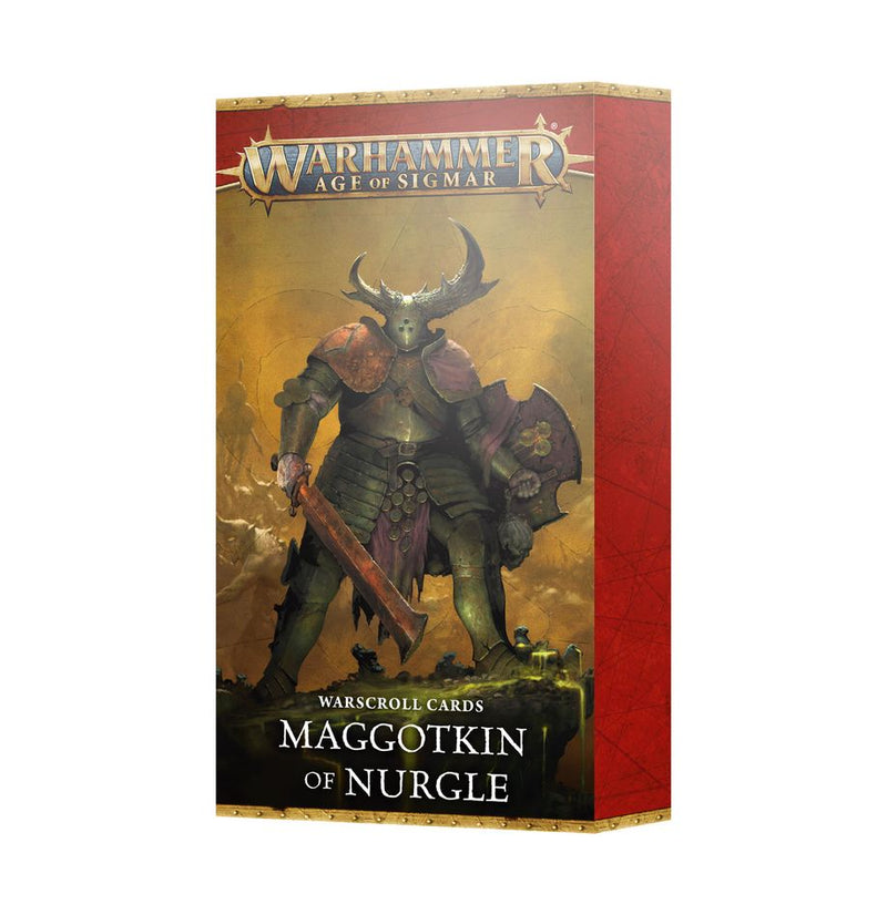 Warhammer : Age of Sigmar - Warscroll Cards: Maggotkin of Nurgle (Anglais)