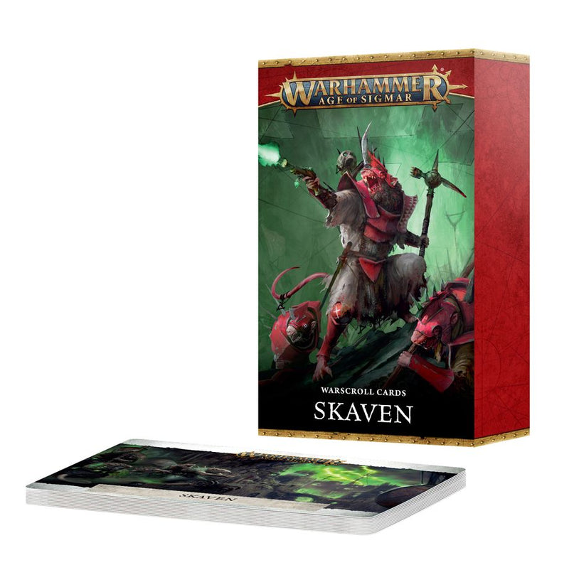 Warhammer : Age of Sigmar - Warscrolls Cards: Skaven (EN)