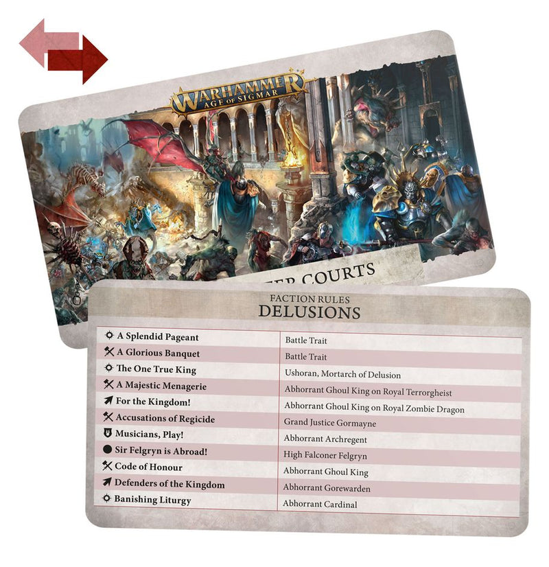 Warhammer Age of Sigmar: Warscrolls Cards - Flesh-Eater Court (Anglais) 