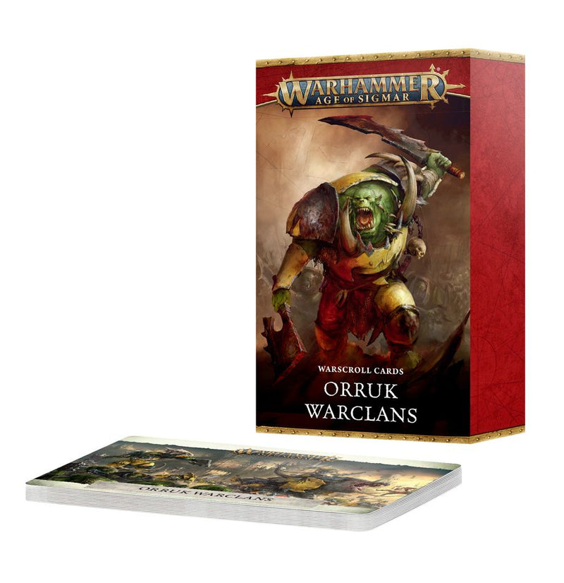 Age of Sigmar : Cartes Warscroll : Les Warclans d'Orruk (EN)