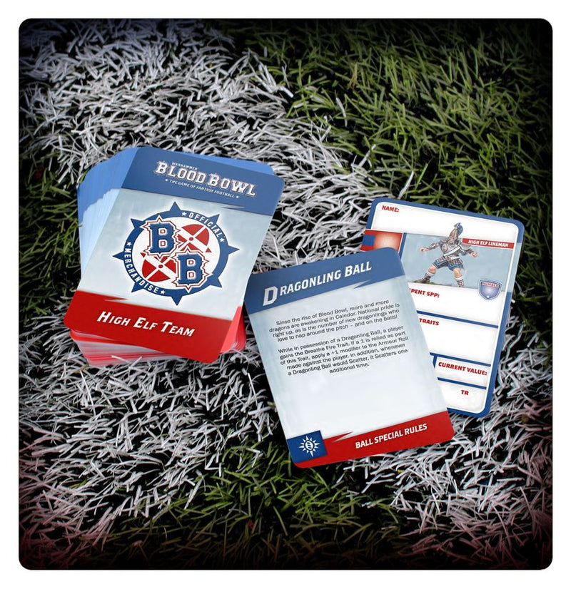 Blood Bowl - High Elf Team Reference Card Pack (EN)