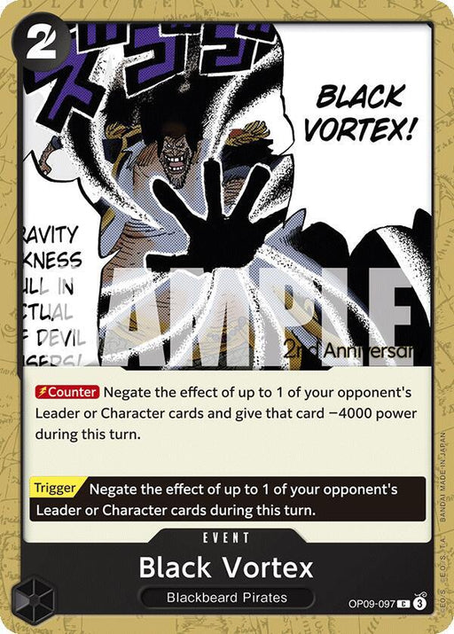 Black Vortex (OP09-097) [Emperors in the New World: 2nd Anniversary Tournament Cards]