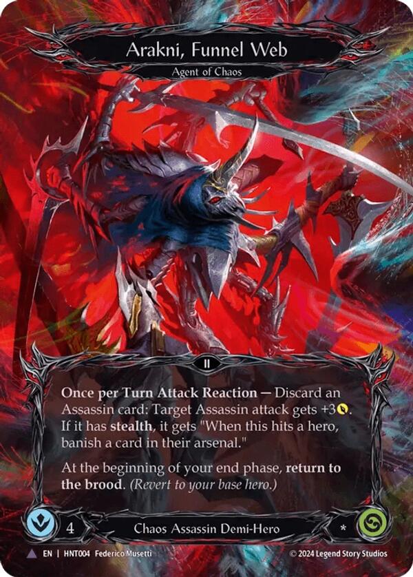 Arakni, Funnel Web [The Hunted] Cold Foil
