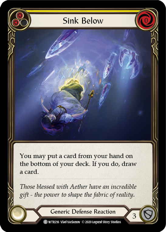 Sink Below (Yellow) [Welcome to Rathe Unlimited] Unlimited Rainbow Foil