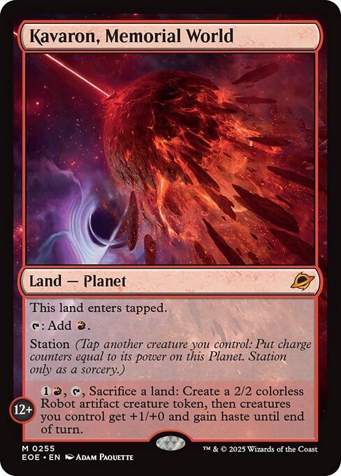 Kavaron, Memorial World (255) [Edge of Eternities]