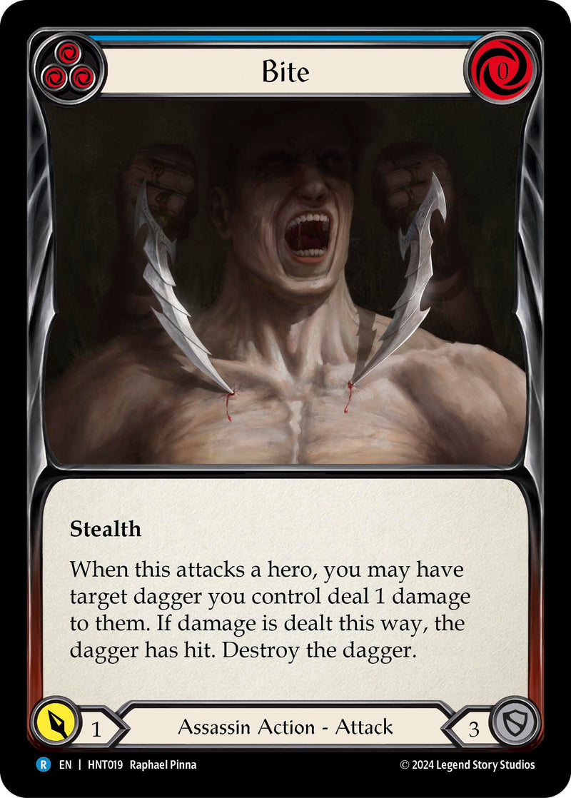 Bite (Blue) [The Hunted] Rainbow Foil