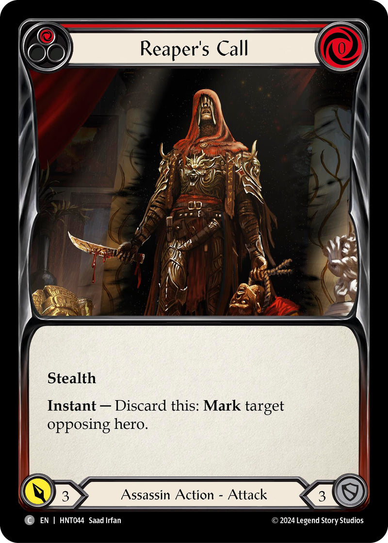 Reaper's Call (Red) [The Hunted] Rainbow Foil