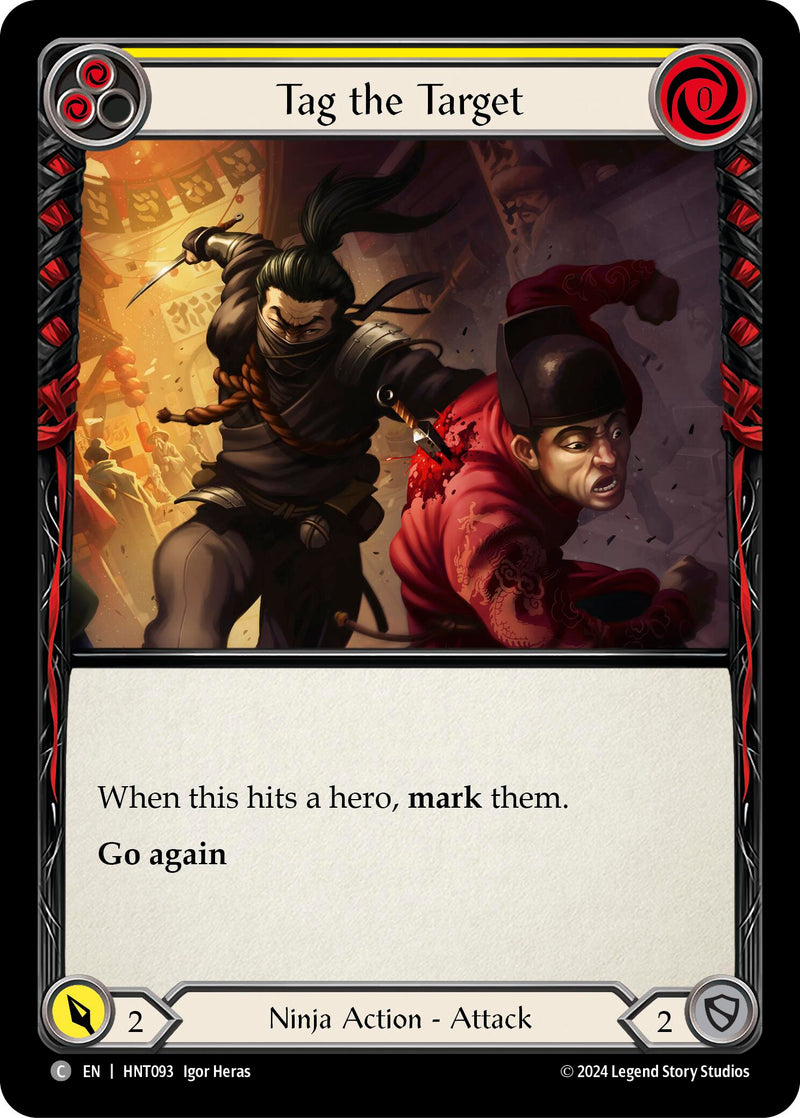 Tag the Target (Yellow) [The Hunted] Rainbow Foil