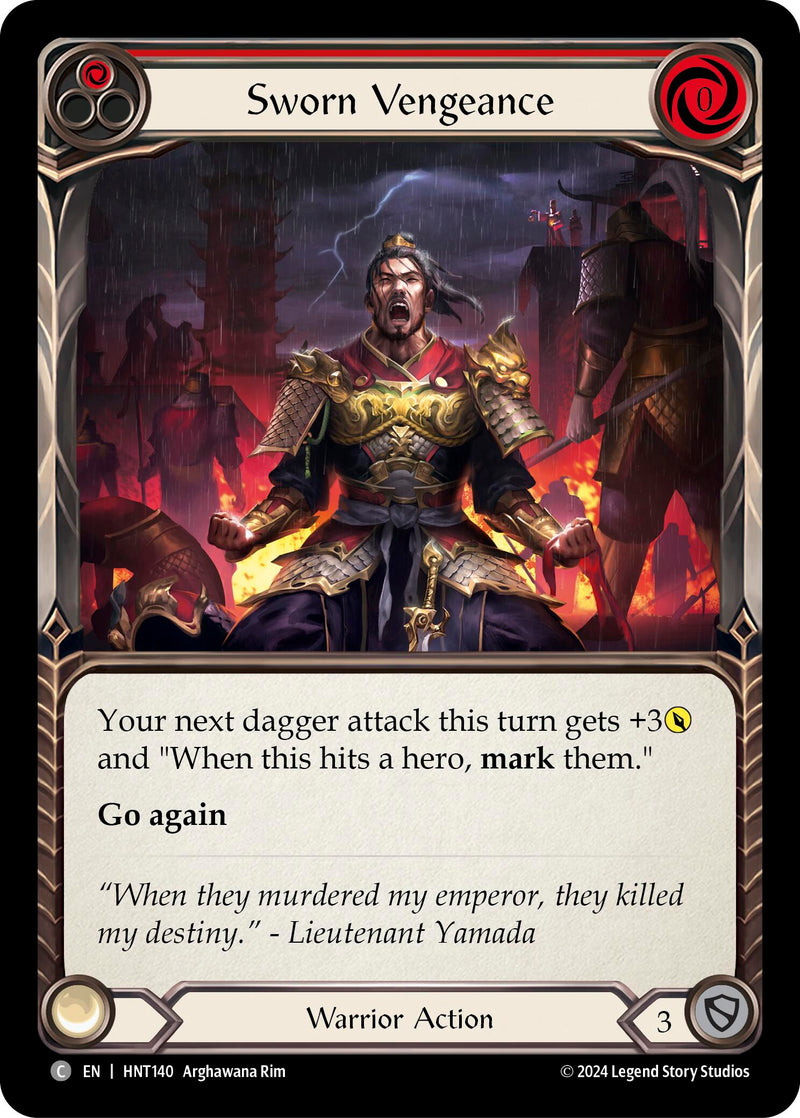 Sworn Vengeance (Red) [The Hunted]