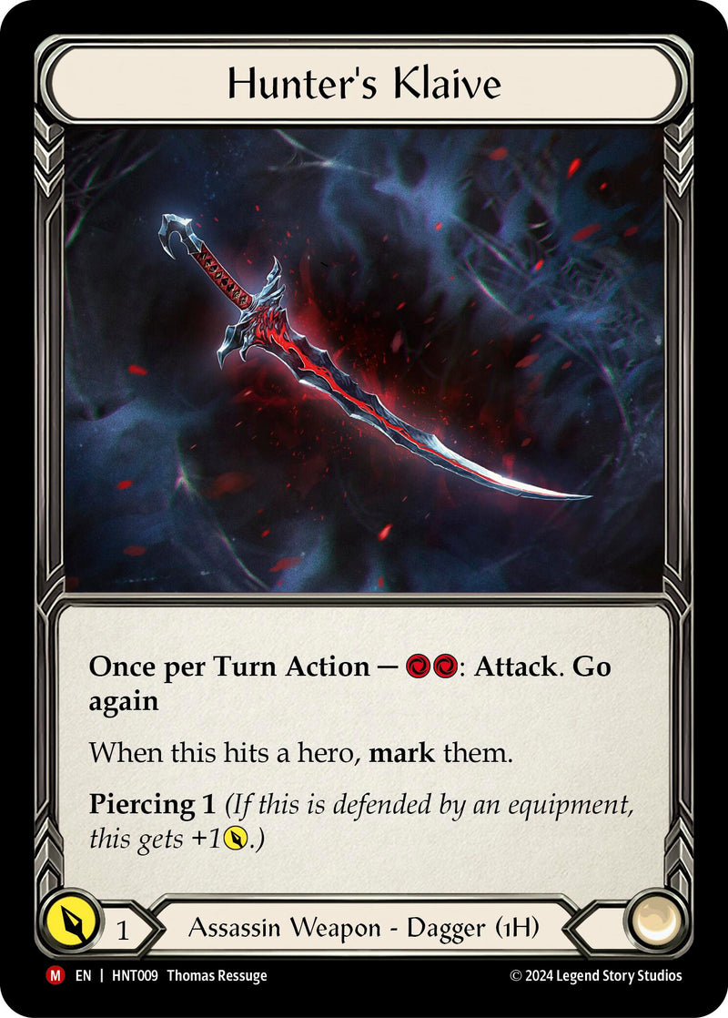 Hunter's Klaive [The Hunted] Cold Foil