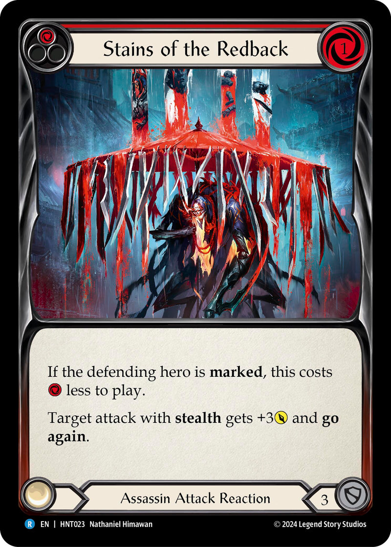 Stains of the Redback (Red) [The Hunted] Rainbow Foil