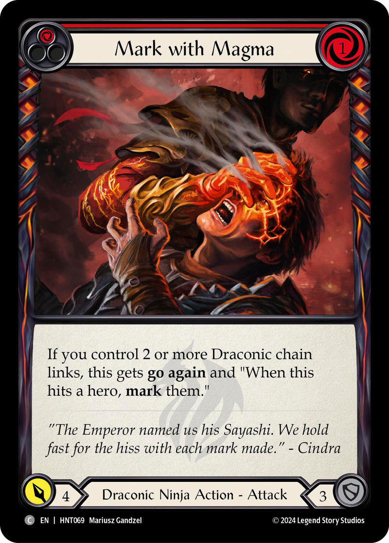 Mark with Magma (Red) [The Hunted]