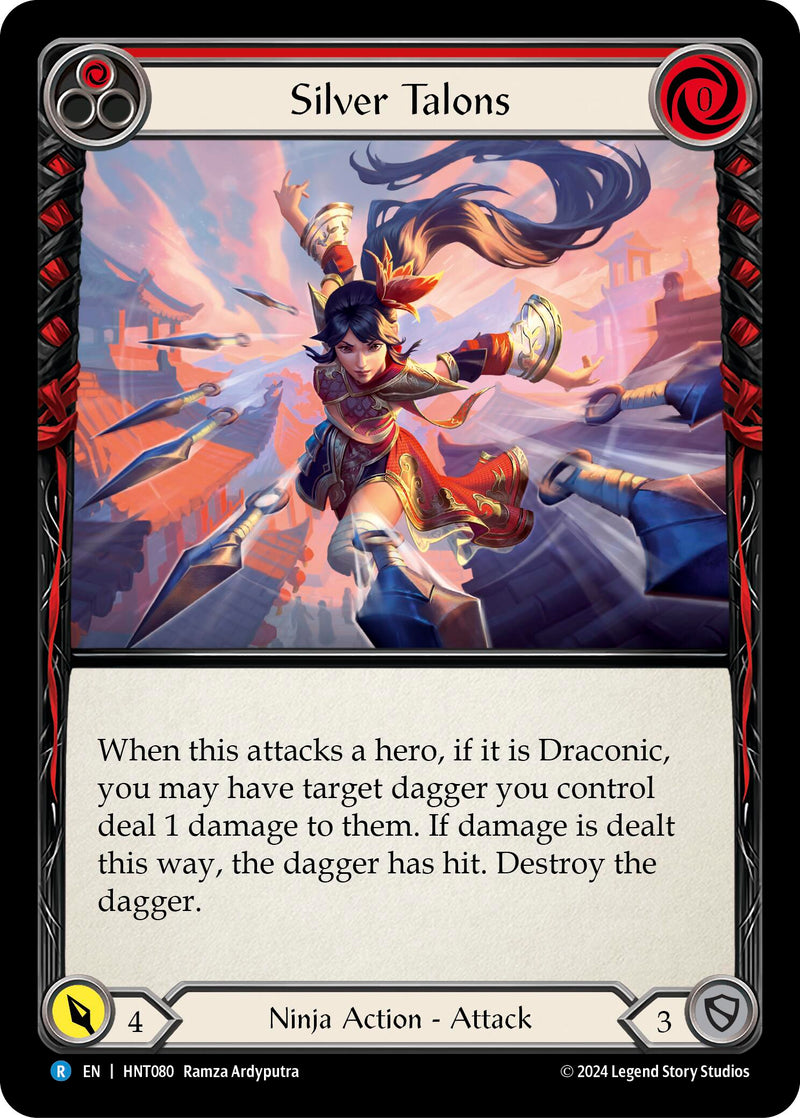 Silver Talons (Red) [The Hunted] Rainbow Foil