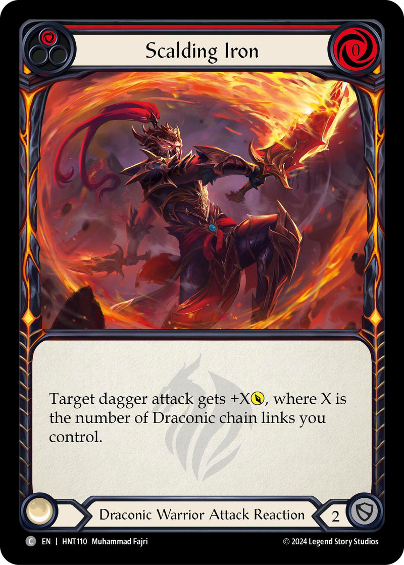 Scalding Iron (Red) [The Hunted] Rainbow Foil