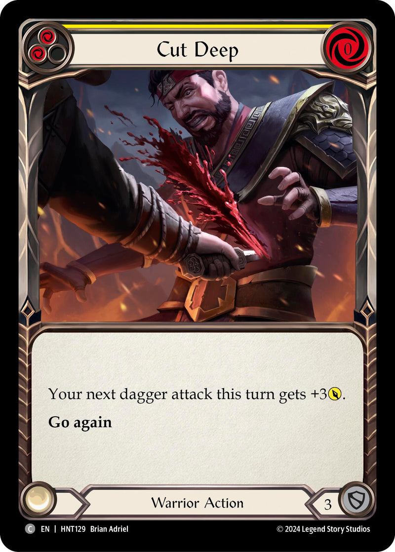 Cut Deep (Yellow) [The Hunted] Rainbow Foil