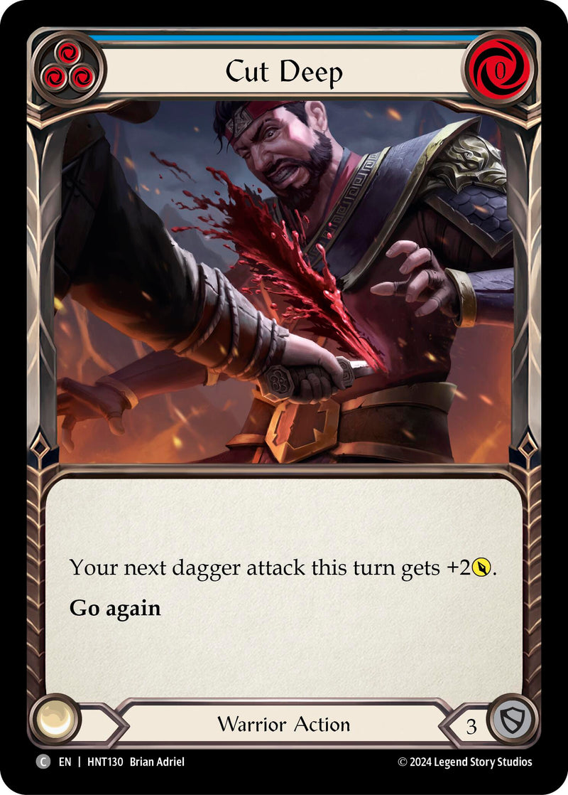 Cut Deep (Blue) [The Hunted] Rainbow Foil