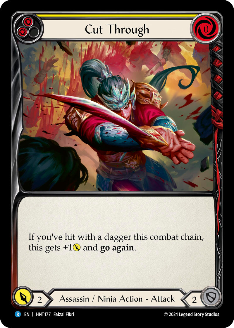 Cut Through (Yellow) [The Hunted] Rainbow Foil