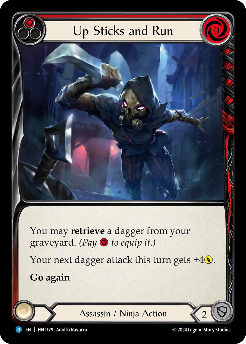 Up Sticks and Run (Red) [The Hunted]