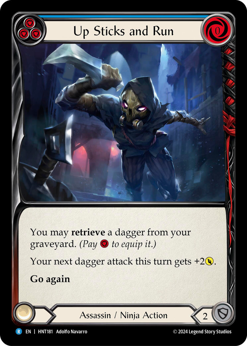 Up Sticks and Run (Blue) [The Hunted] Rainbow Foil