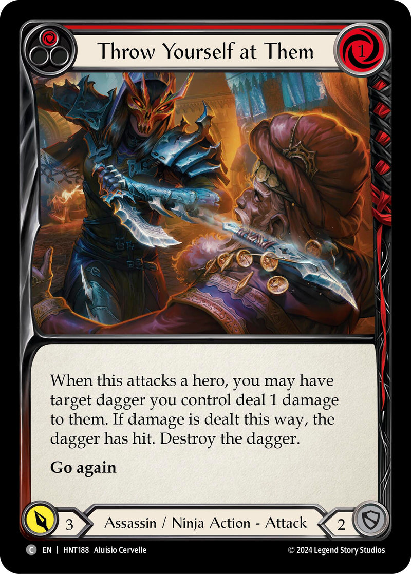 Throw Yourself at Them (Red) [The Hunted]