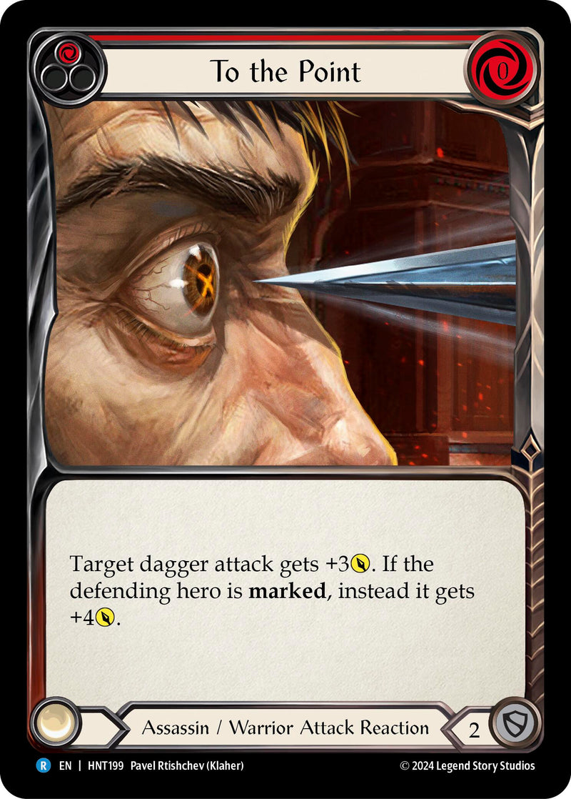 To the Point (Red) [The Hunted] Rainbow Foil