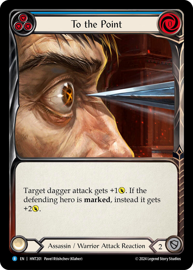 To the Point (Blue) [The Hunted] Rainbow Foil