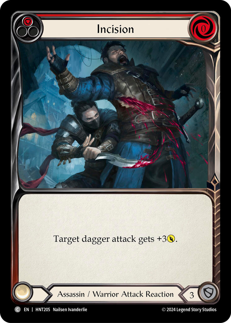 Incision (Red) [The Hunted] Rainbow Foil