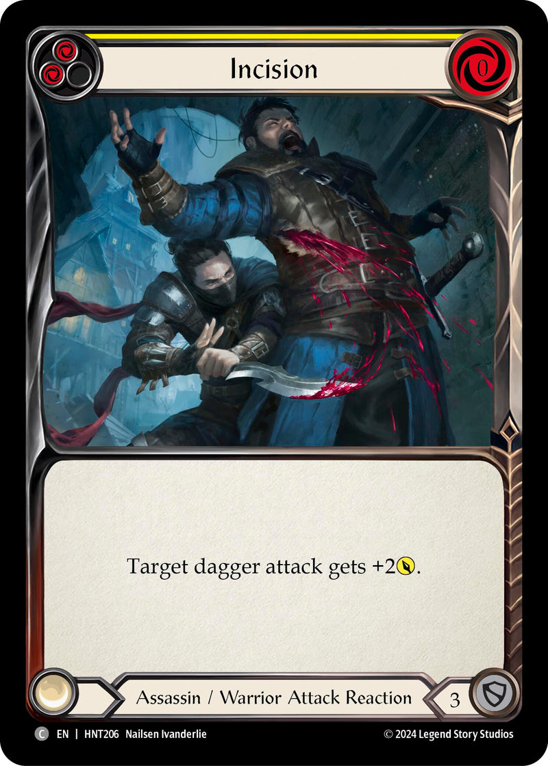 Incision (Yellow) [The Hunted] Rainbow Foil
