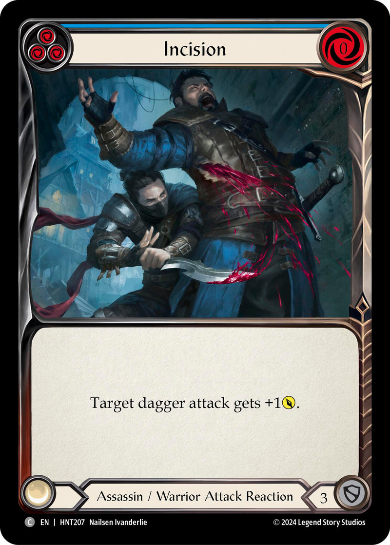 Incision (Blue) [The Hunted] Rainbow Foil