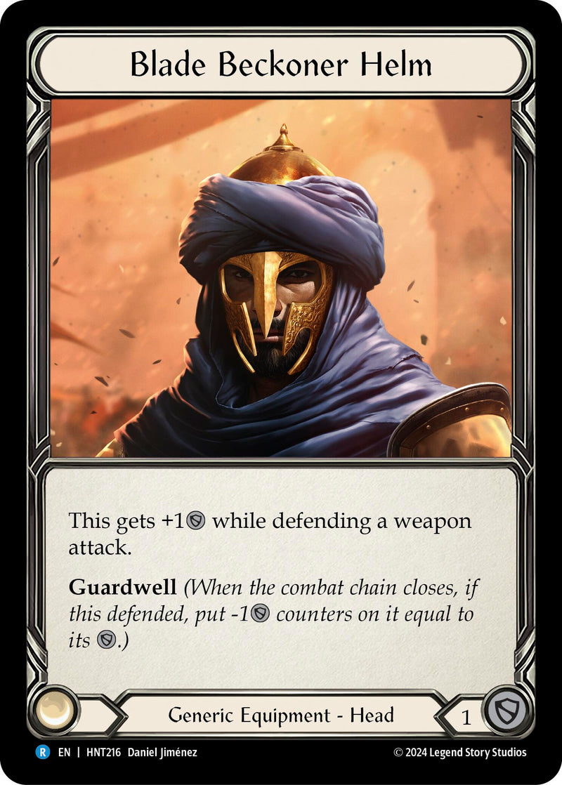 Blade Beckoner Helm [The Hunted] Cold Foil