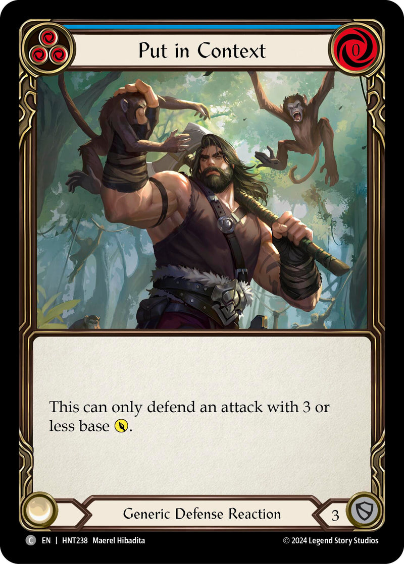 Put in Context (Blue) [The Hunted]