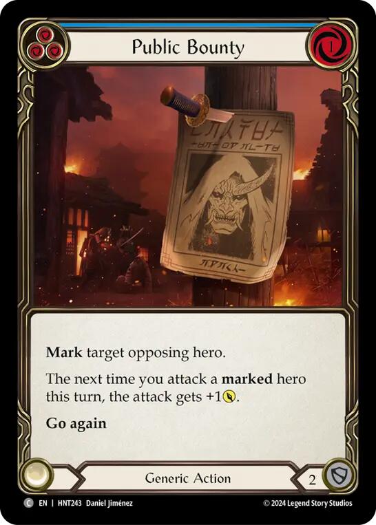 Public Bounty (Blue) [The Hunted]