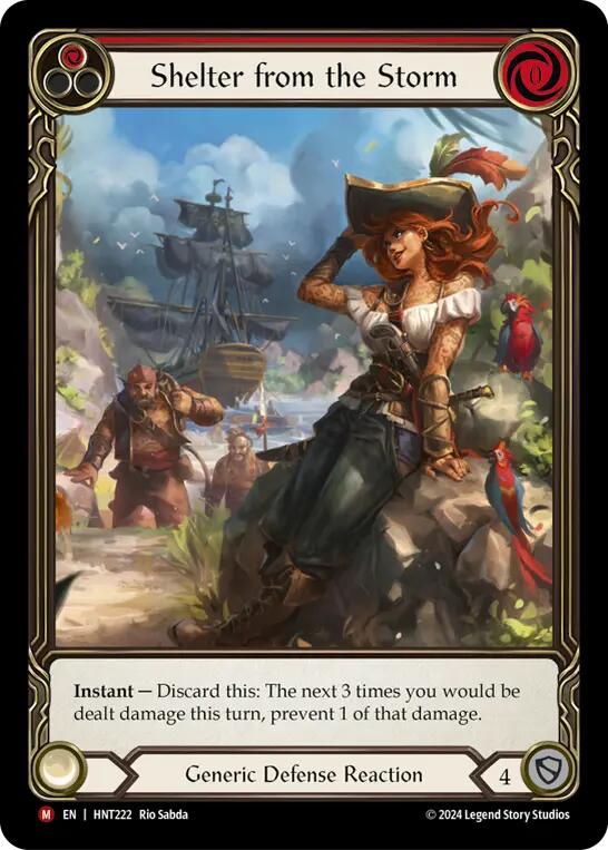 Shelter from the Storm (Extended Art) [The Hunted] Rainbow Foil