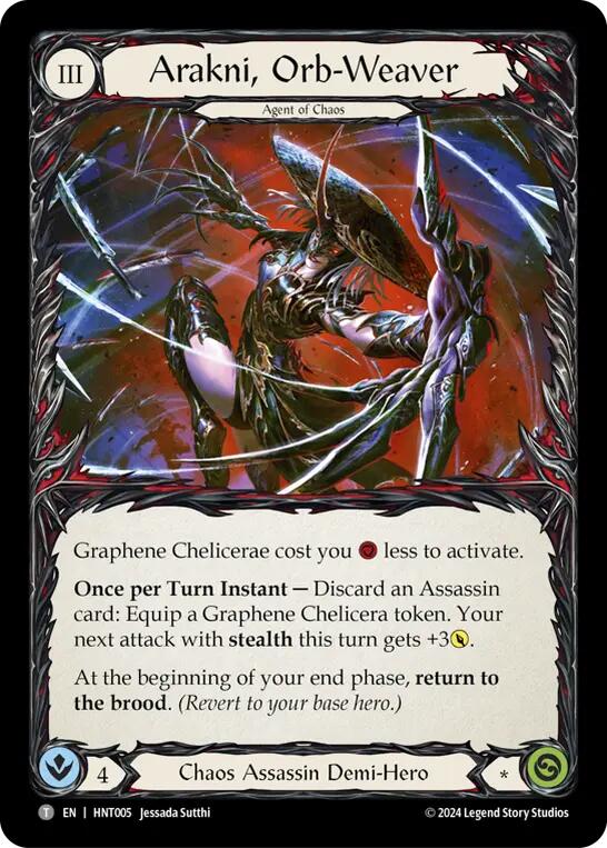 Arakni, Orb-Weaver // Arakni, Redback [The Hunted]