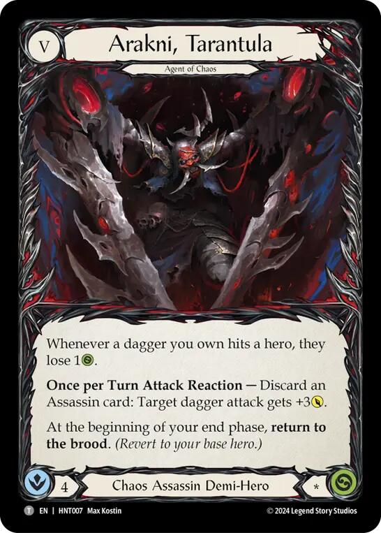 Arakni, Tarantula // Arakni, Trap-Door [The Hunted]