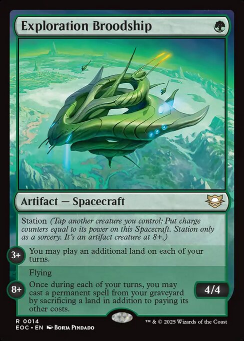 Exploration Broodship (14) [Edge of Eternities Commander]