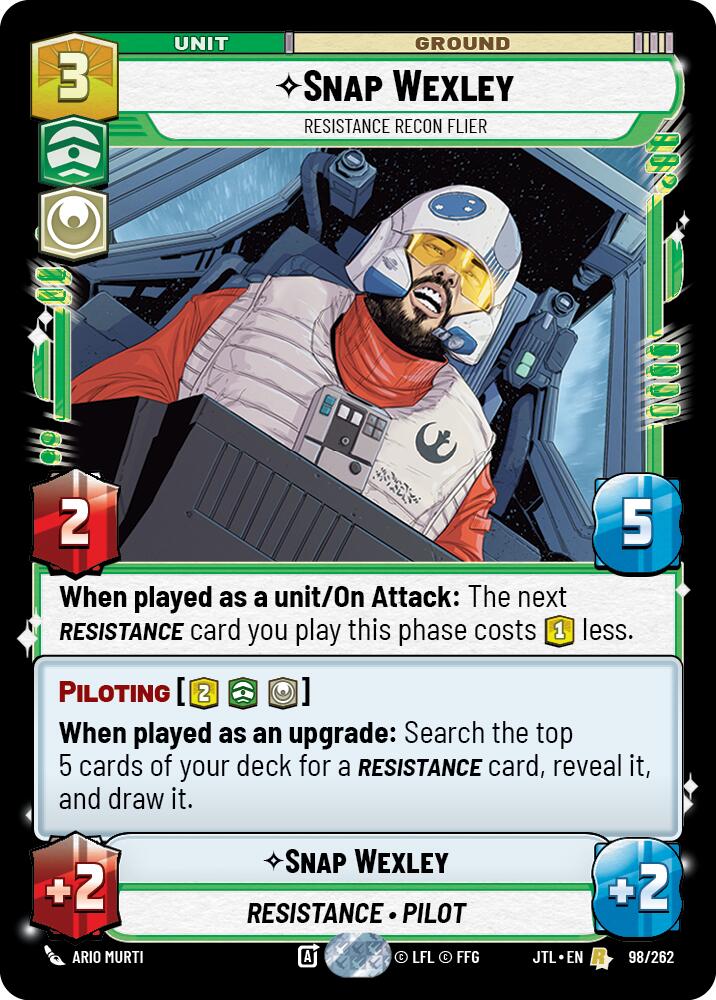 Snap Wexley - Resistance Recon Flier (098/262) [Jump to Lightspeed]
