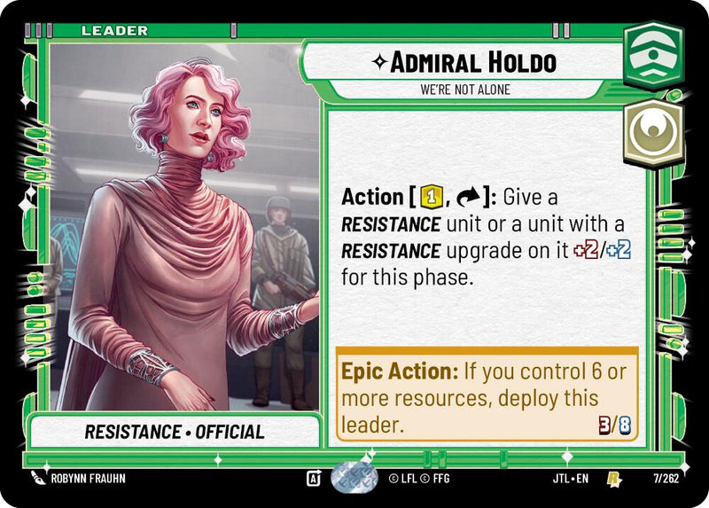 Admiral Holdo - We're Not Alone (007/262) [Jump to Lightspeed]
