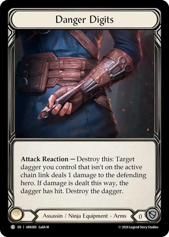 Danger Digits [The Hunted] (Arakni Blitz Deck)