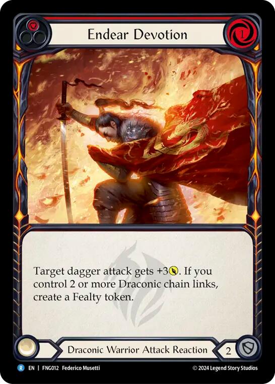 Endear Devotion (Red) [The Hunted] (Fang Blitz Deck)