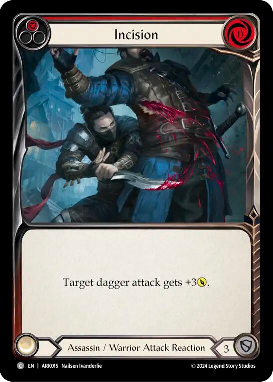 Incision (Red) [The Hunted] (Arakni Blitz Deck)