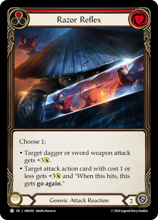 Razor Reflex (Red) [The Hunted] (Arakni Blitz Deck)