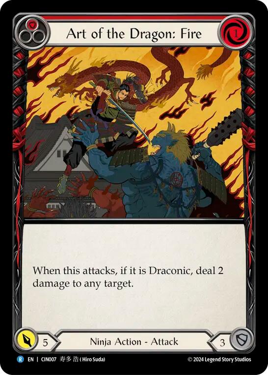 Art of the Dragon: Fire [The Hunted] (Cindra Blitz Deck)