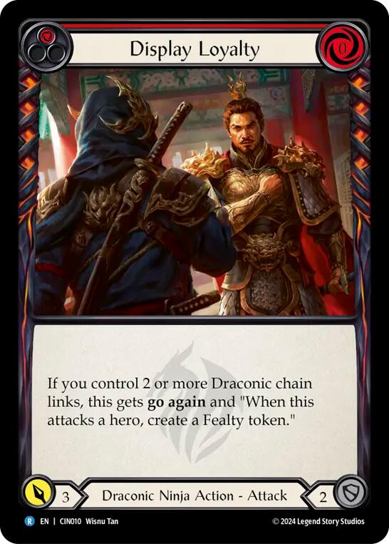 Display Loyalty (Red) [The Hunted] (Cindra Blitz Deck)