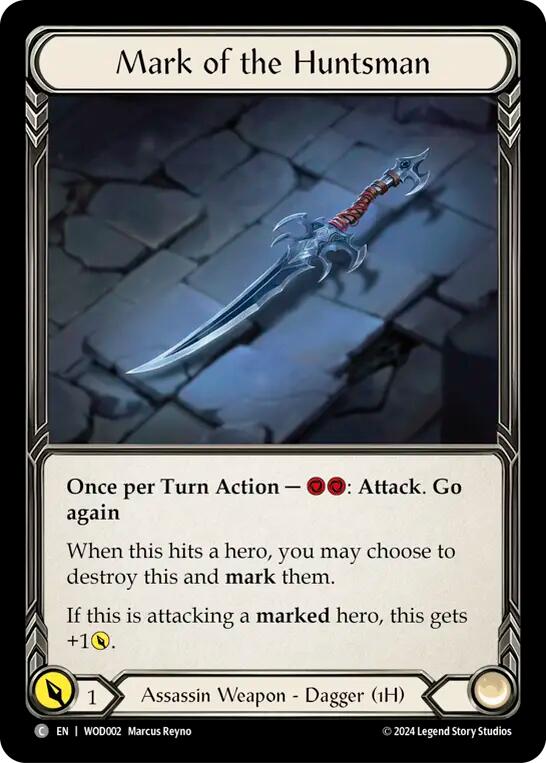 Mark of the Huntsman [The Hunted] (Arakni, Web of Deceit Blitz Deck)