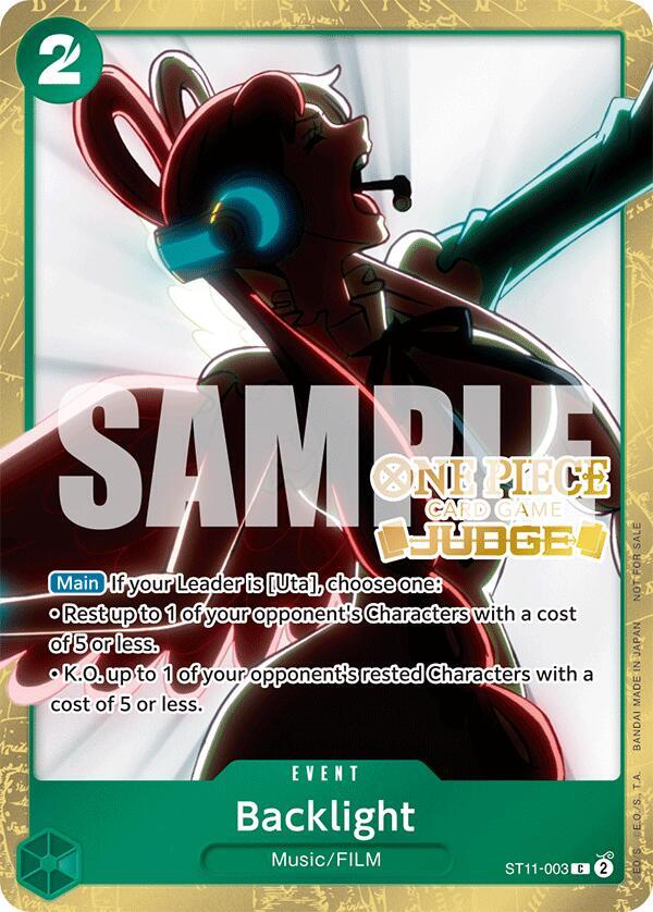 Backlight (Judge Pack Vol. 5) (ST11-003) [One Piece Promotion Cards]